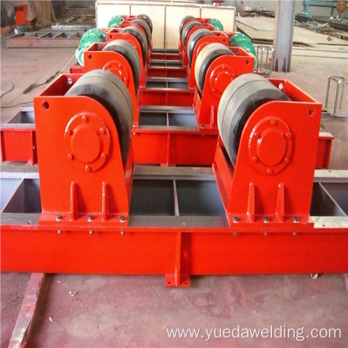 Self aligning adjustable beam welding Tank Roller